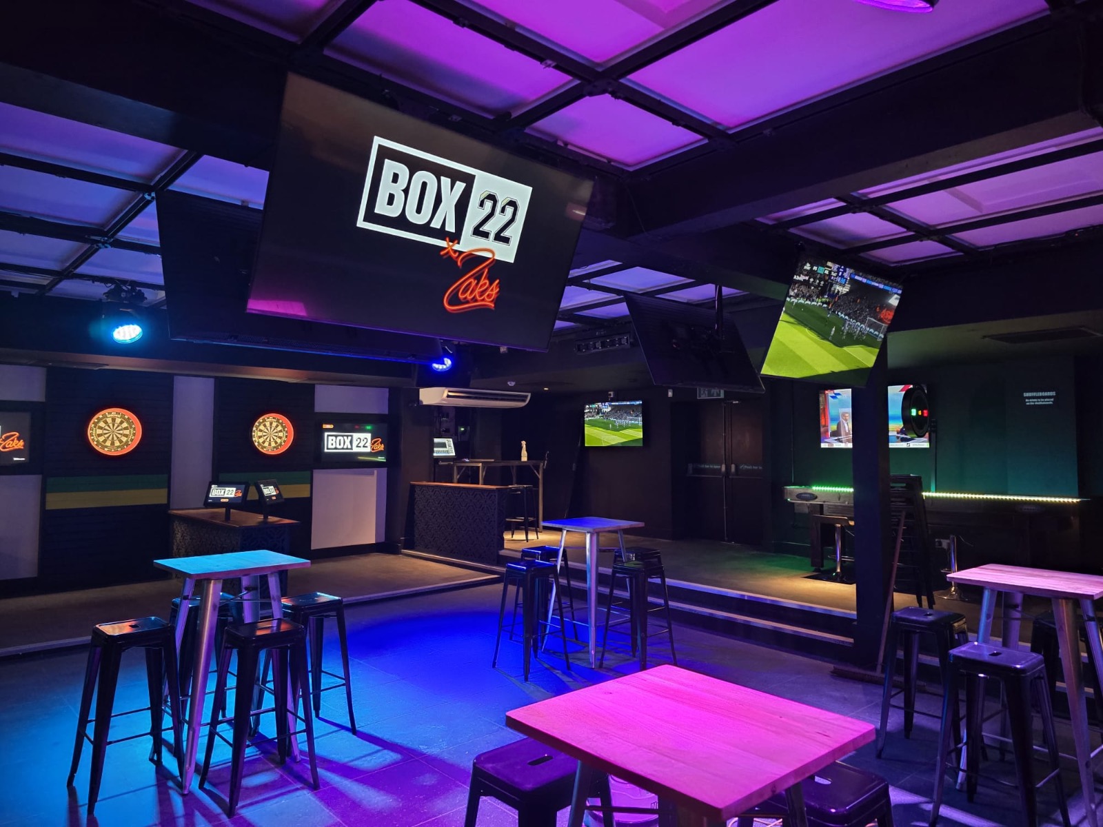 BOX22 Norwich Sports Bar In Norwich